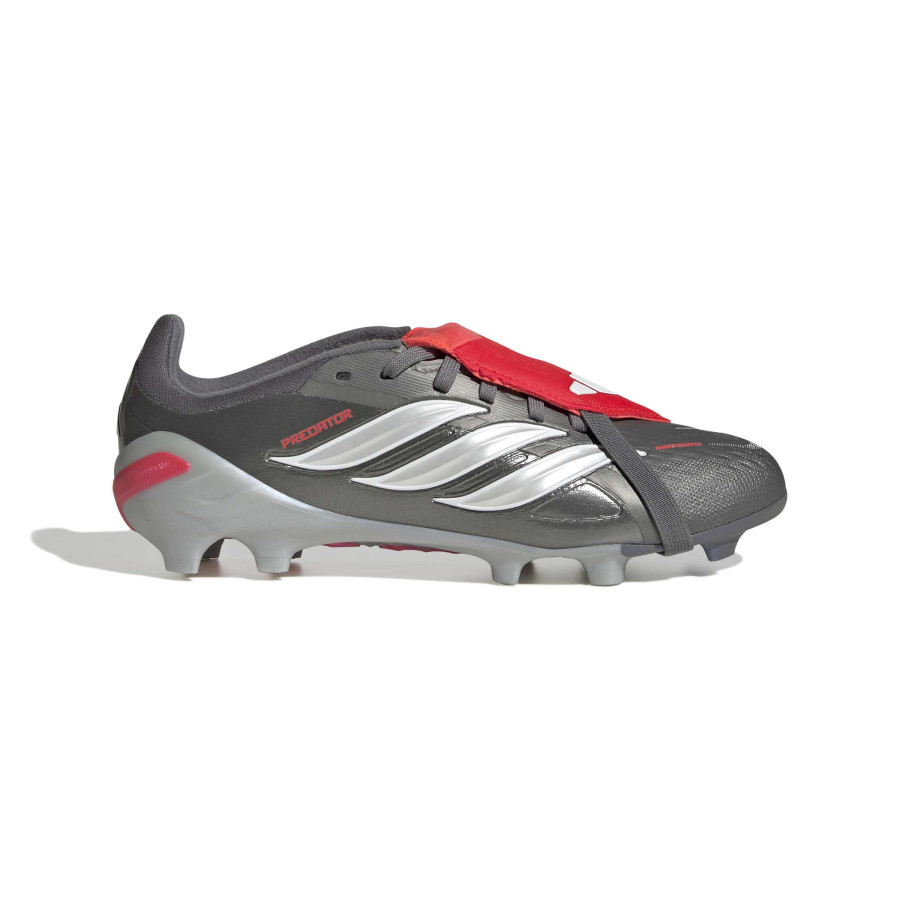 adidas Predator junior Elite FT FG gris rouge