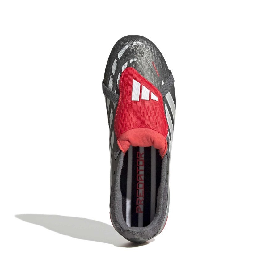 adidas Predator junior Elite FT FG gris rouge