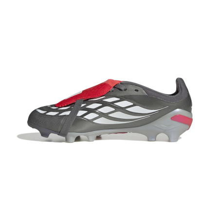 adidas Predator junior Elite FT FG gris rouge