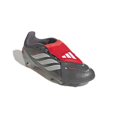 adidas Predator junior Elite FT FG gris rouge