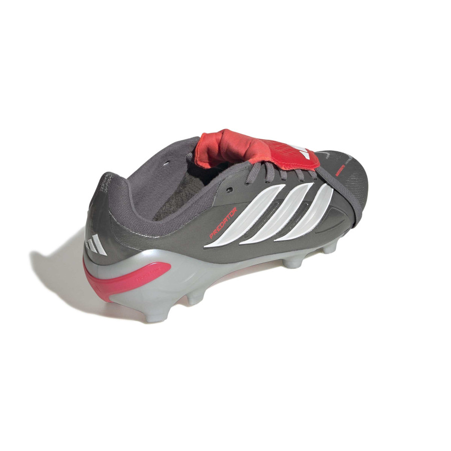adidas Predator junior Elite FT FG gris rouge