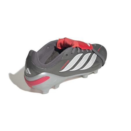 adidas Predator junior Elite FT FG gris rouge