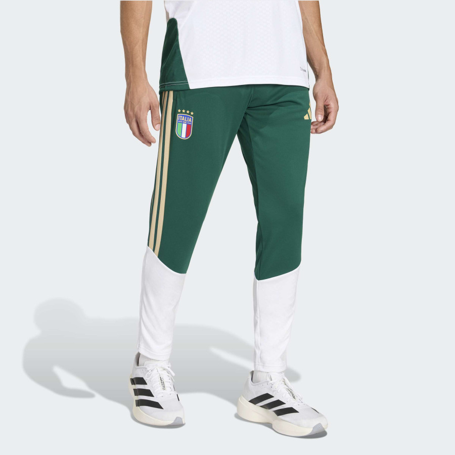 Pantalon survêtement Italie vert blanc
