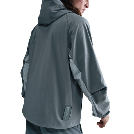 Veste survêtement FC Barcelone Tech Woven gris