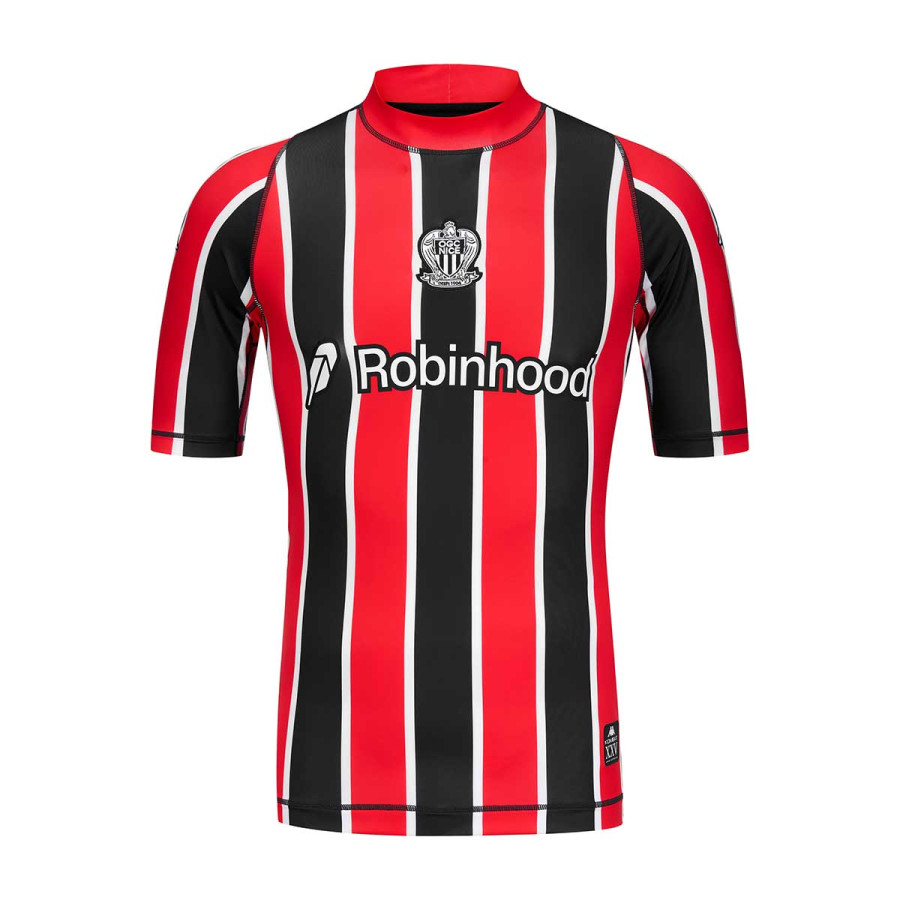 Maillot Kappa XXV OGC Nice rouge noir 2025/26