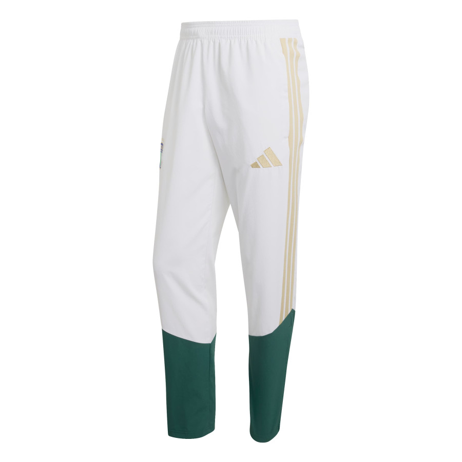 Pantalon survêtement Italie woven blanc vert