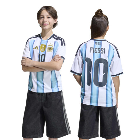 Maillot Messi junior Argentine domicile 2026