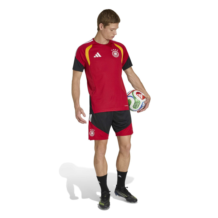 Short entraînement Allemagne noir rouge