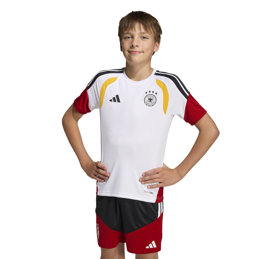 Maillot entraînement junior Allemagne blanc rouge