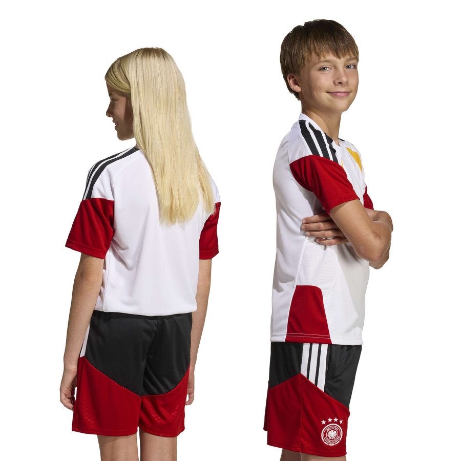 Maillot entraînement junior Allemagne blanc rouge