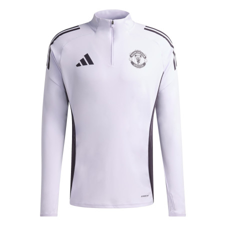 Sweat zippé Manchester United blanc violet