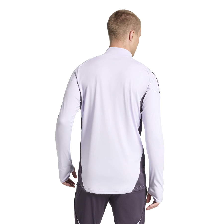 Sweat zippé Manchester United blanc violet