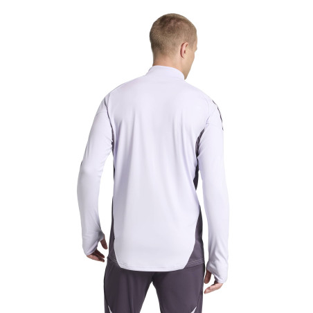 Sweat zippé Manchester United blanc violet