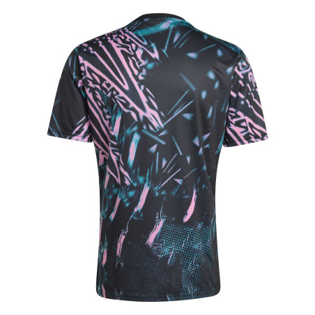 Maillot avant match Liverpool noir rose
