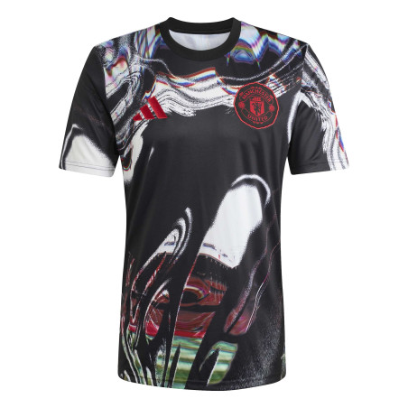 Maillot avant match Manchester United noir