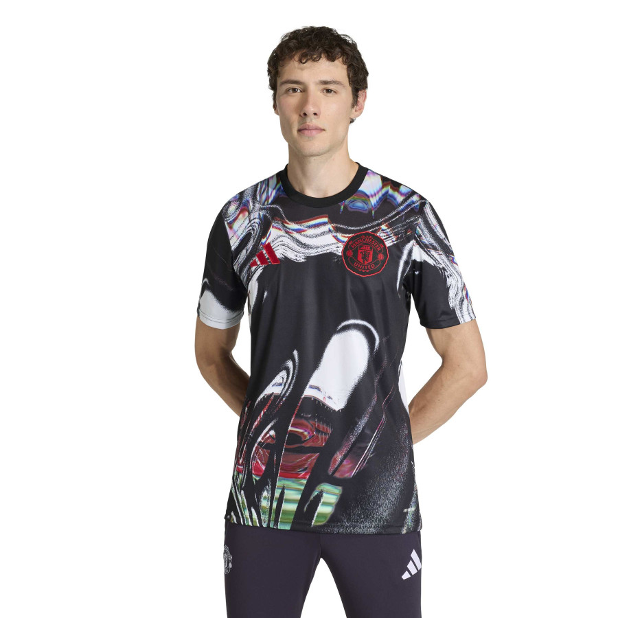 Maillot avant match Manchester United noir