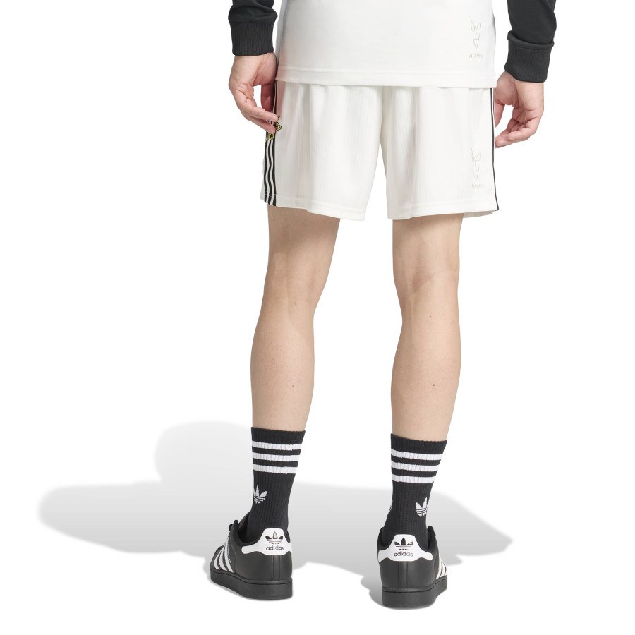 Short Juventus Lifestyle blanc noir