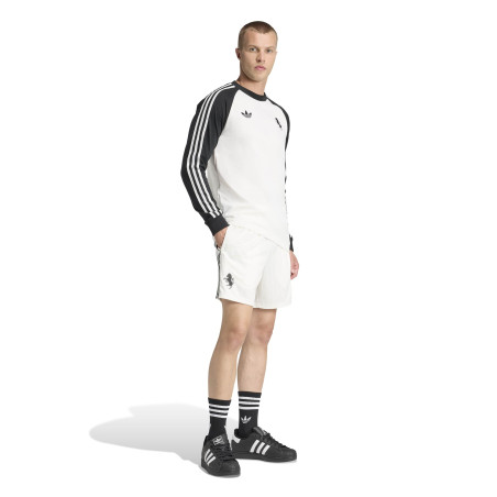 Short Juventus Lifestyle blanc noir