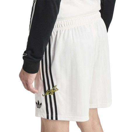 Short Juventus Lifestyle blanc noir