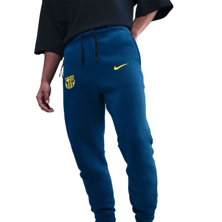 Pantalon survêtement FC Barcelone TechFleece bleu jaune