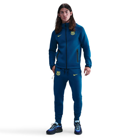 Pantalon survêtement FC Barcelone TechFleece bleu jaune