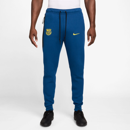 Pantalon survêtement FC Barcelone TechFleece bleu jaune