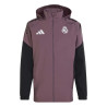 Veste imperméable Real Madrid rose noir