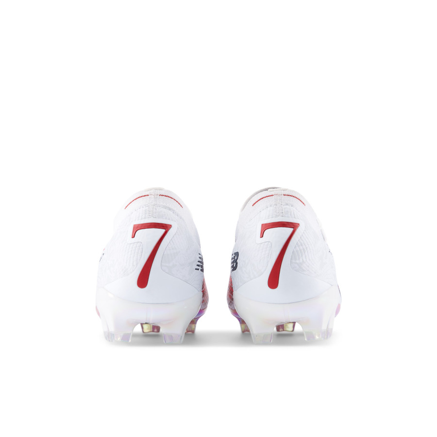 New Balance Furon V8 Saka Elite FG blanc rouge