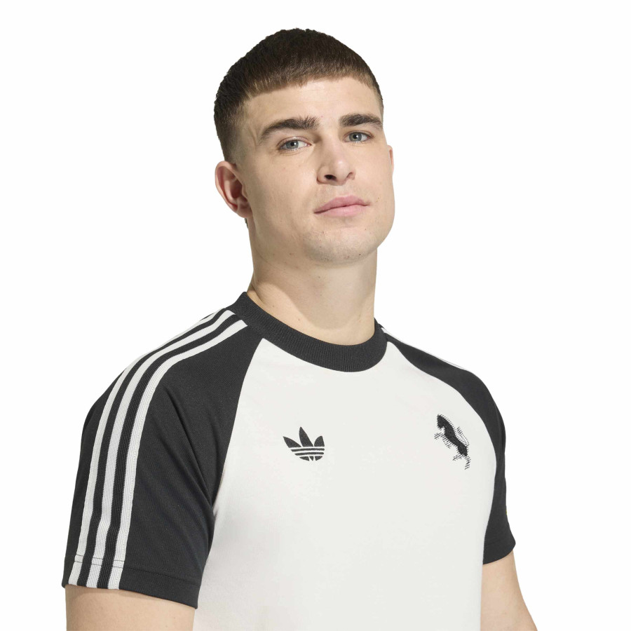 T-shirt Juventus Lifestyle blanc noir