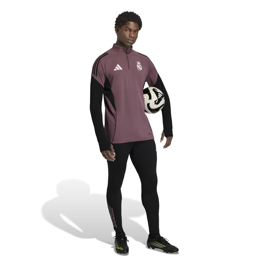 Pantalon survêtement Real Madrid noir rose