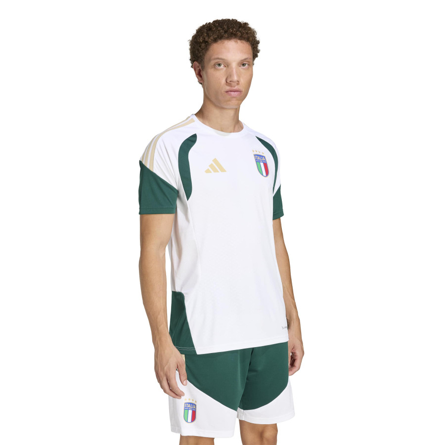 Maillot entraînement Italie blanc vert