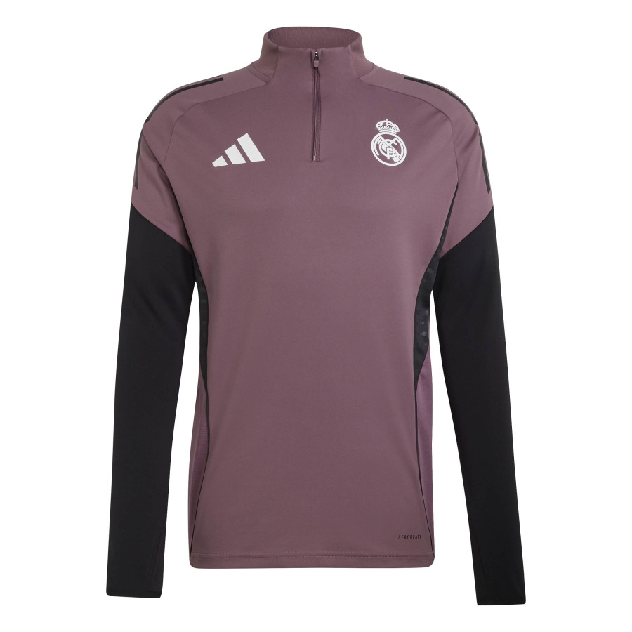 Sweat zippé Real Madrid rose noir
