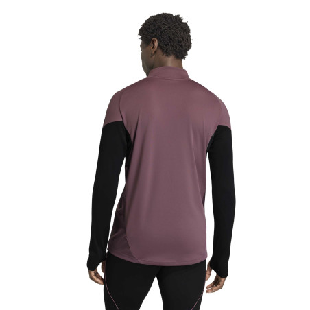 Sweat zippé Real Madrid rose noir