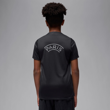 Maillot entraînement junior PSG noir gris