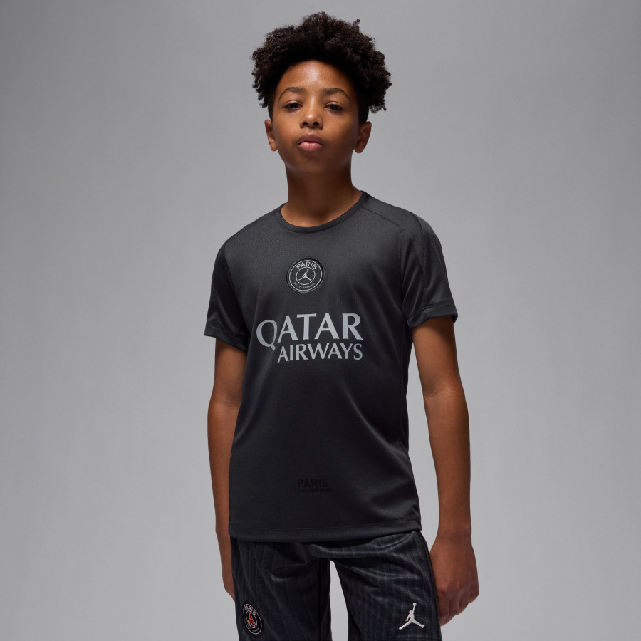 Maillot entraînement junior PSG noir gris