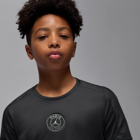 Maillot entraînement junior PSG noir gris