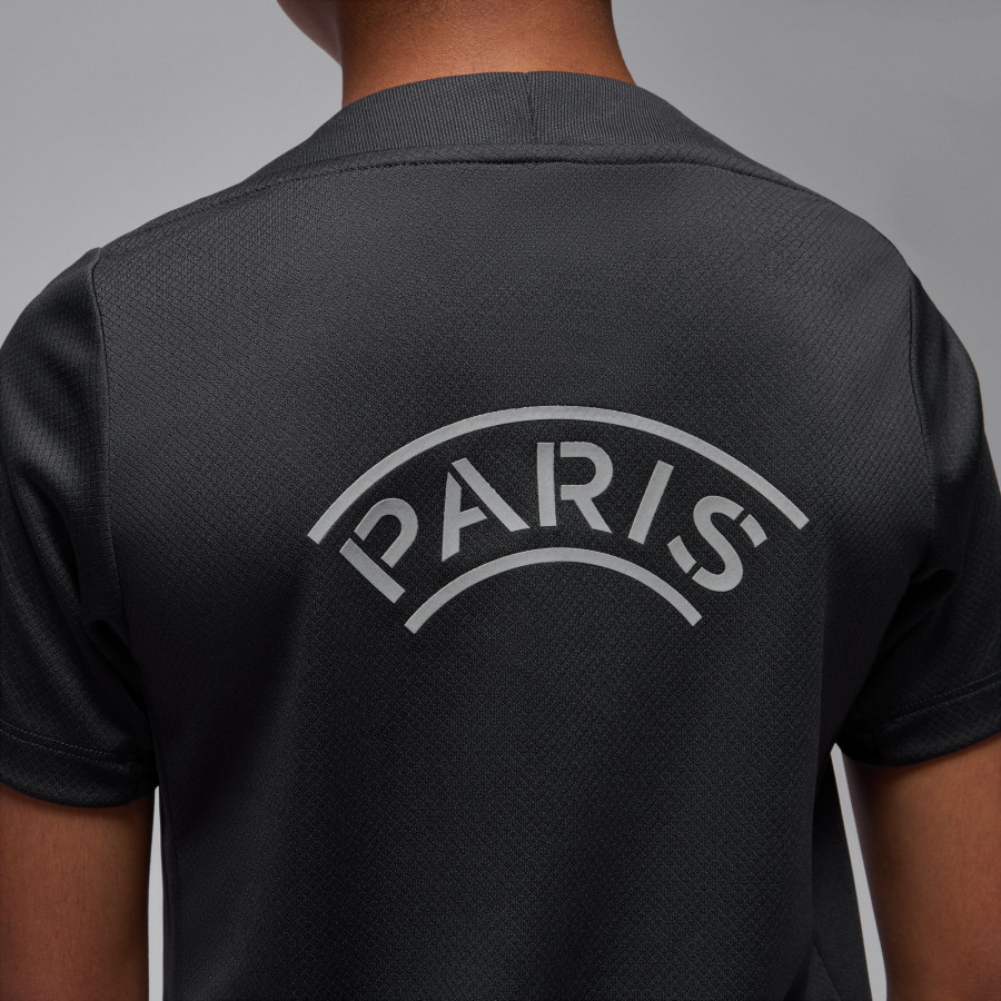 Maillot entraînement junior PSG noir gris