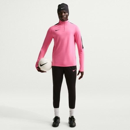 Sweat zippé Nike Strike rose noir
