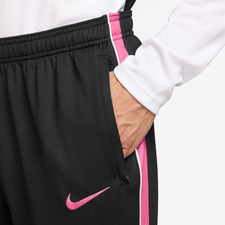 Pantalon survêtement Nike Strike noir rose
