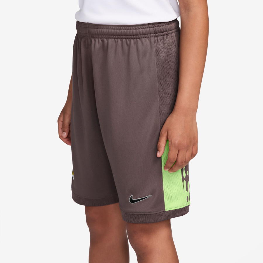 Short entraînement junior Nike x Mbappé marron vert