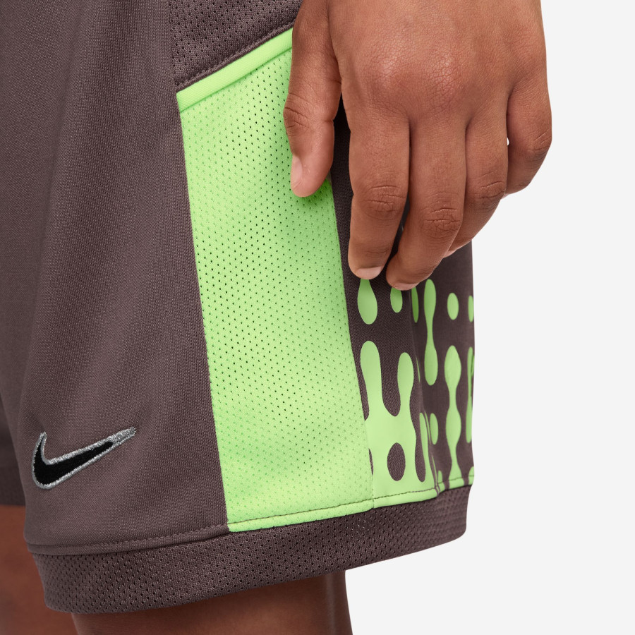 Short entraînement junior Nike x Mbappé marron vert