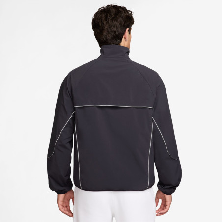 Veste survêtement PSG Anthem noir blanc