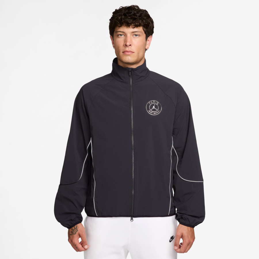 Veste survêtement PSG Anthem noir blanc