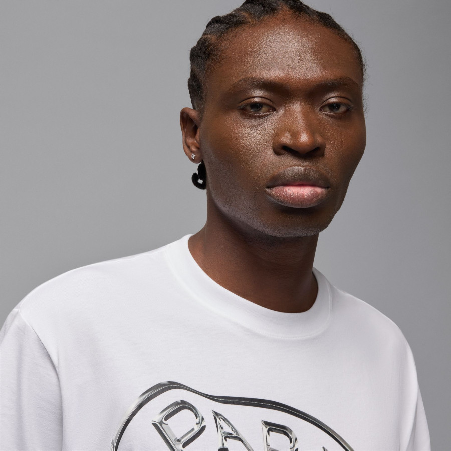 T-shirt PSG blanc gris