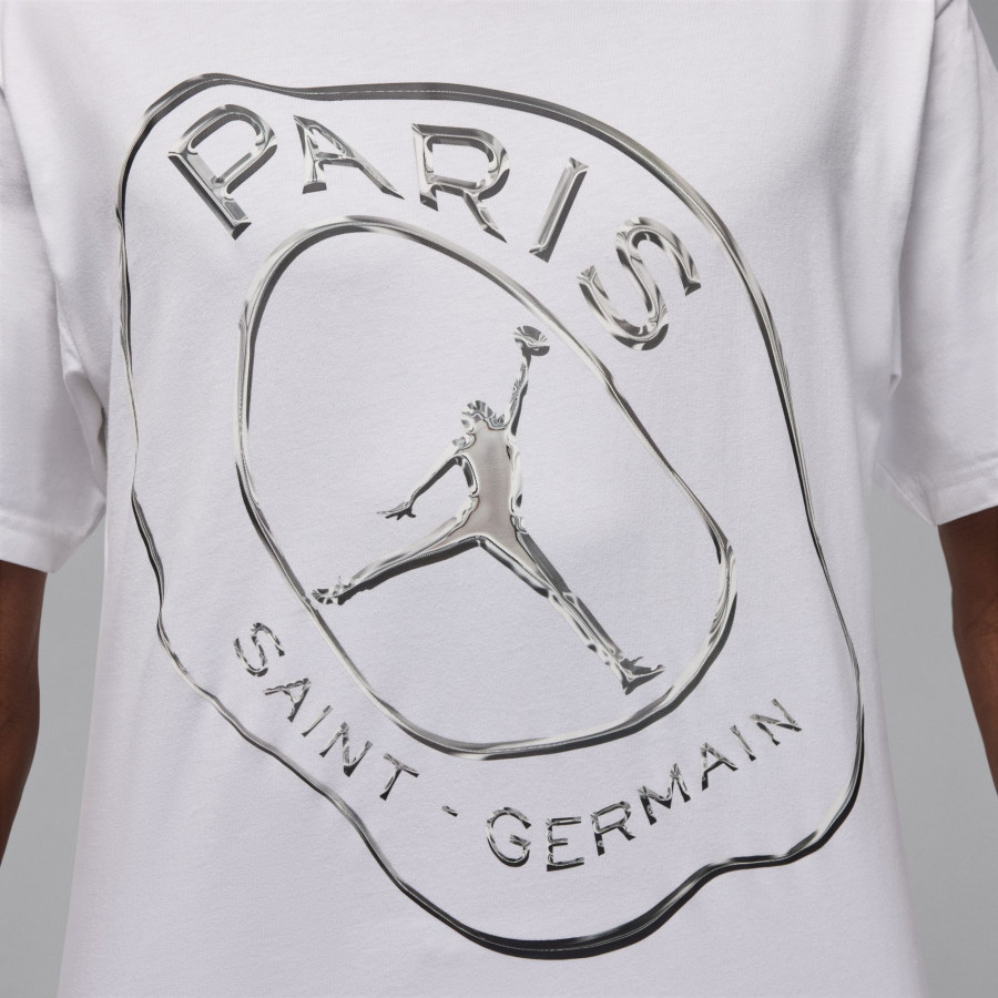 T-shirt PSG blanc gris