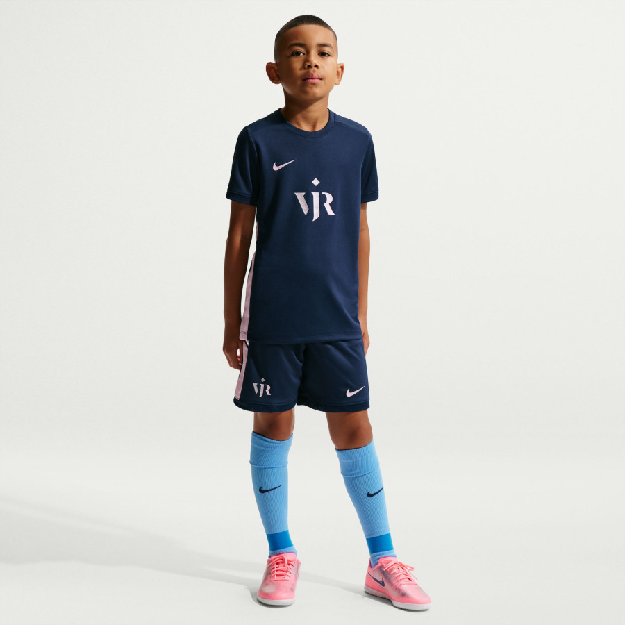 Maillot entraînement junior Nike x Vinicius Jr bleu rose