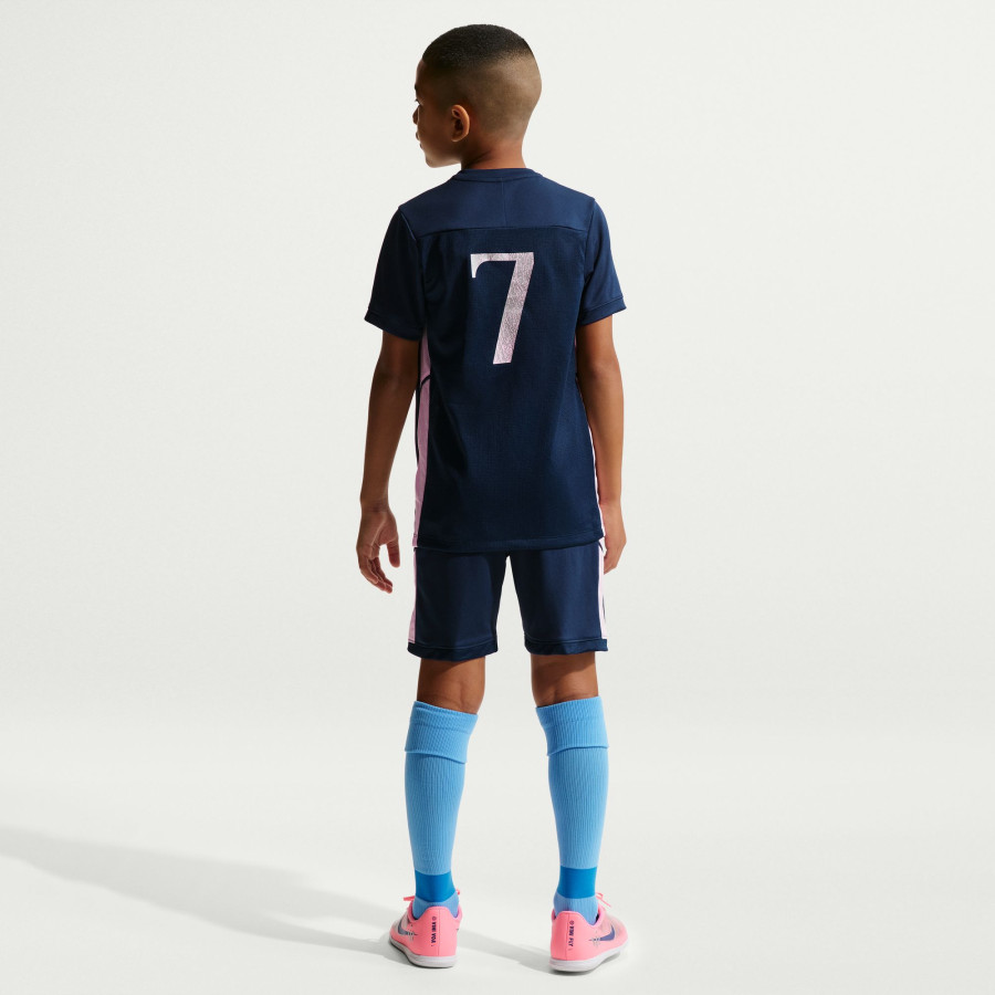 Short entraînement junior Nike x Vinicius Jr bleu rose