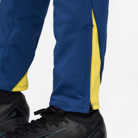 Pantalon survêtement junior FC Barcelone Strike bleu jaune