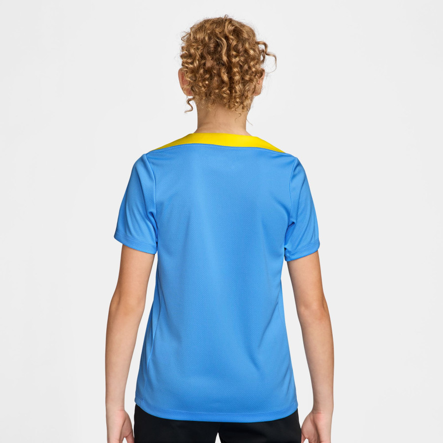 Maillot entraînement junior FC Barcelone Strike bleu jaune