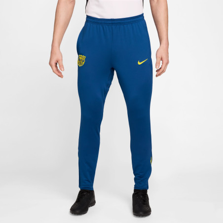 Pantalon survêtement FC Barcelone Strike bleu jaune